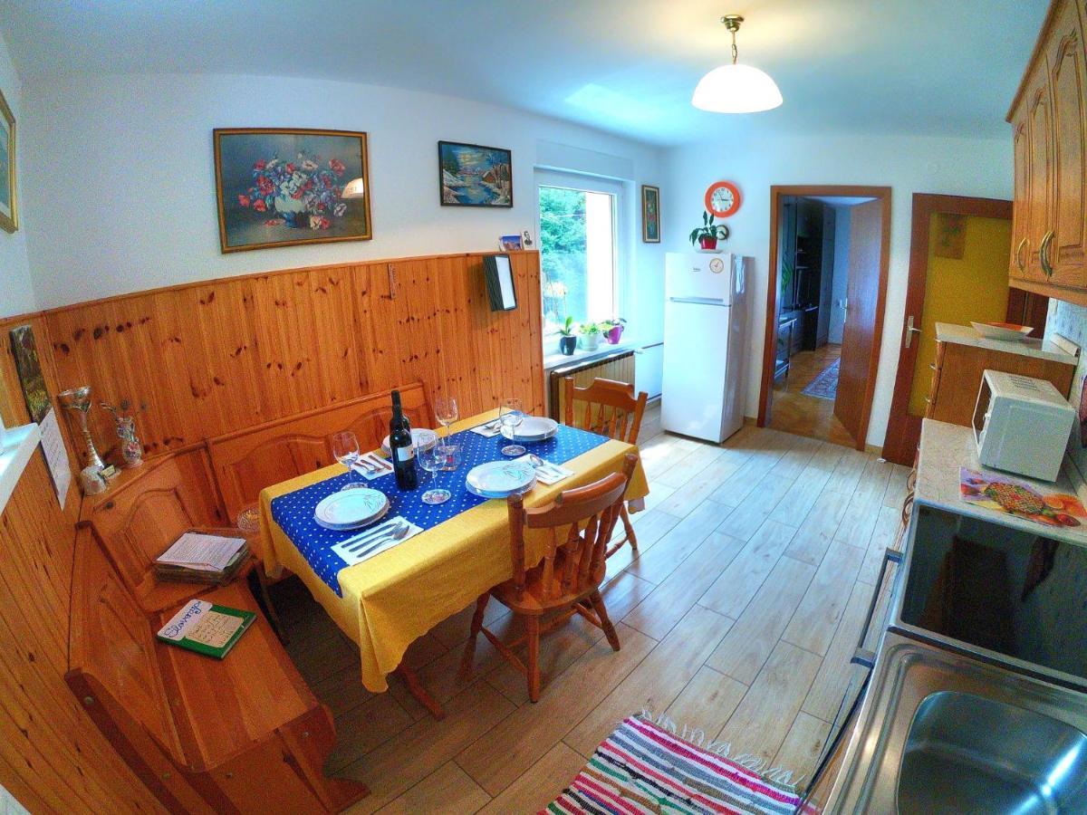 Apartment And Garden House Among The Mountains Podbrdo Kültér fotó
