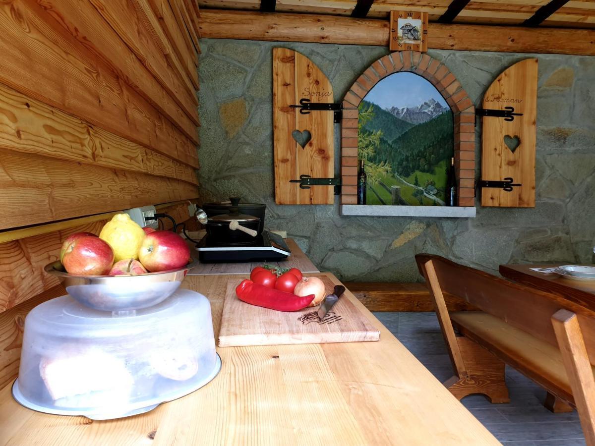 Apartment And Garden House Among The Mountains Podbrdo Kültér fotó