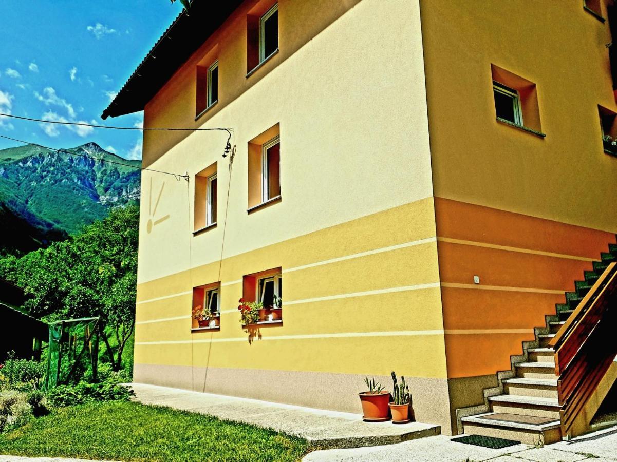 Apartment And Garden House Among The Mountains Podbrdo Kültér fotó